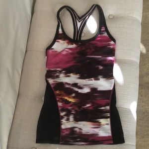 Lululemon Racerback Tank with Mesh back and sides